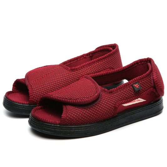 Chelsea Wide Feet Sandals - Red