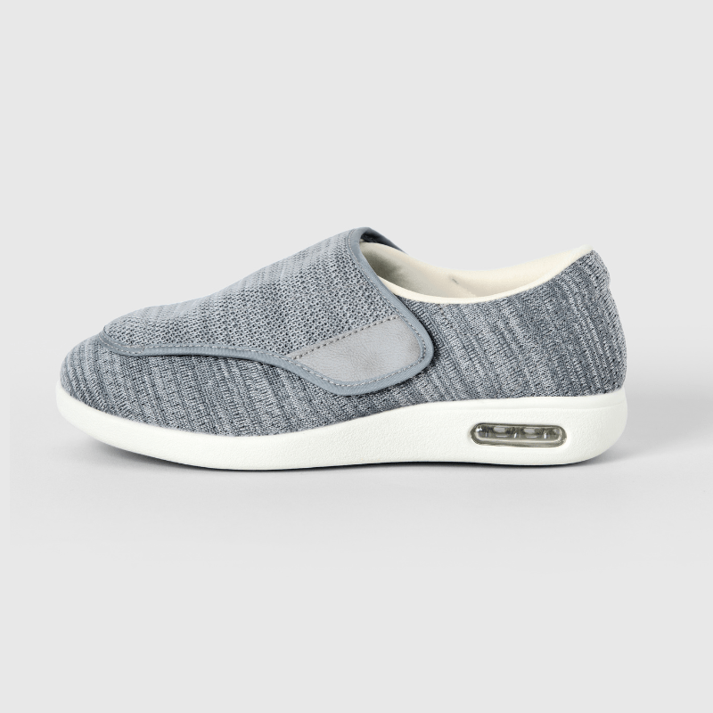 Chloe Stretch No-Tie Wide Shoes w/ Adjustable Closure