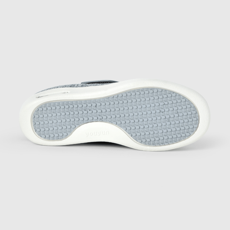 Chloe Stretch No-Tie Wide Shoes w/ Adjustable Closure - Silver