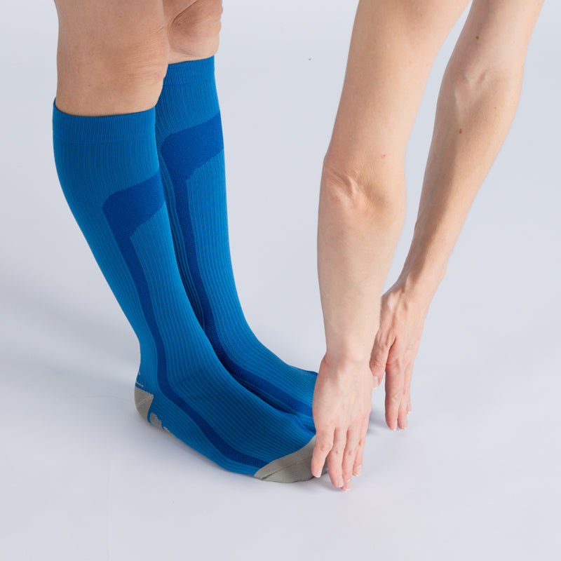 Compression Socks - Blue Grey