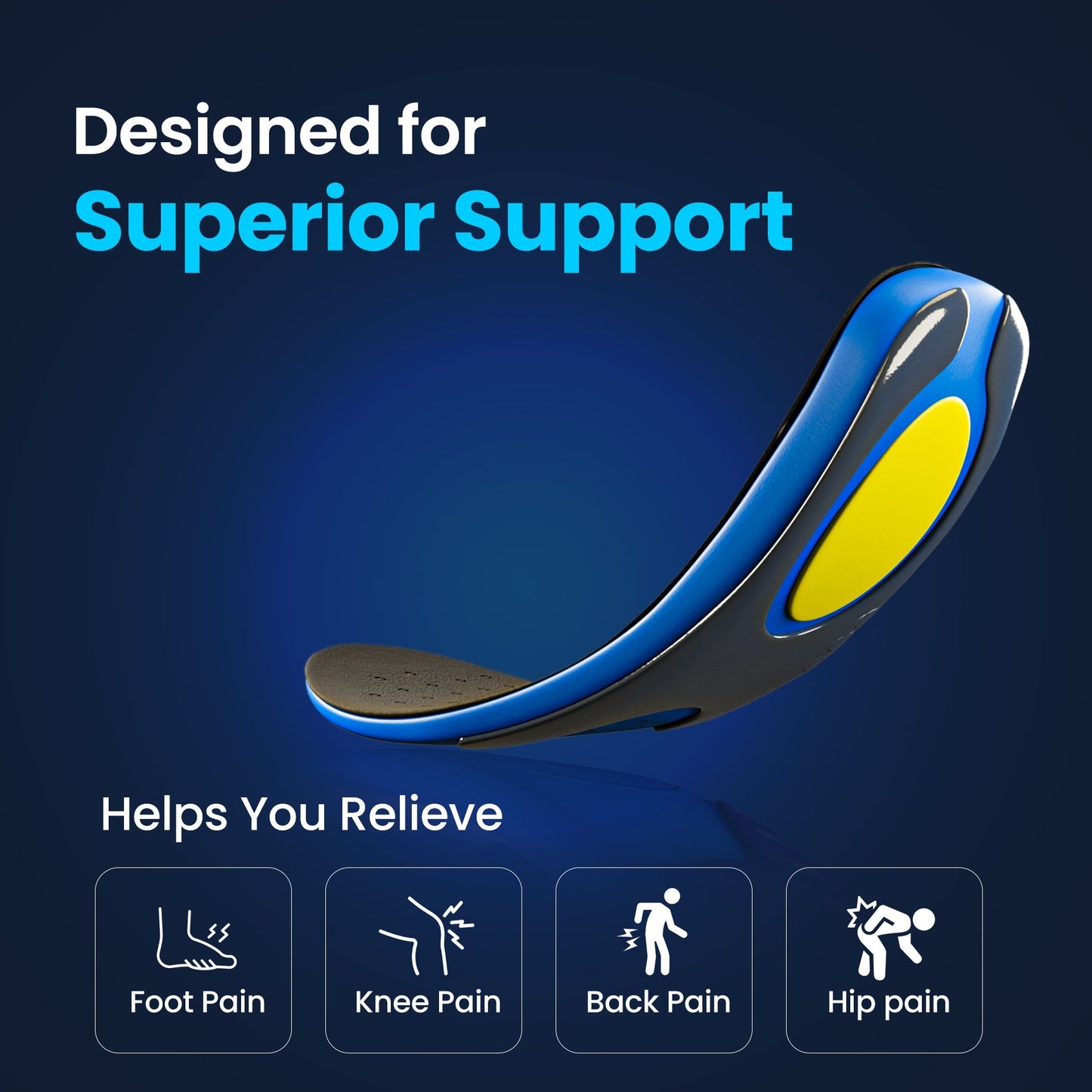 3-Pack Heavy Duty Support Insole