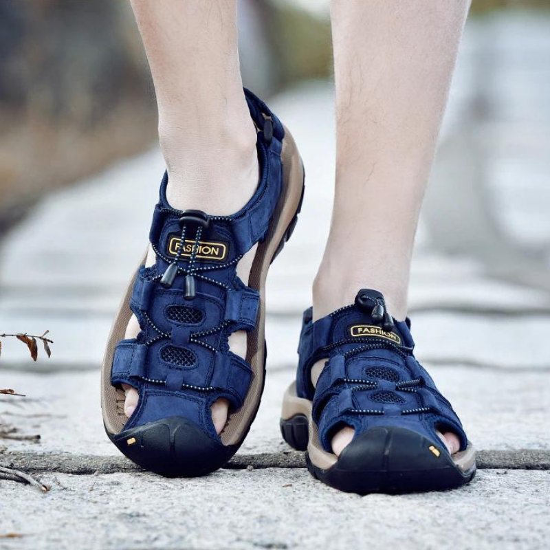 Men's High-Altitude Ortho Heel Strap Sandals - Blue