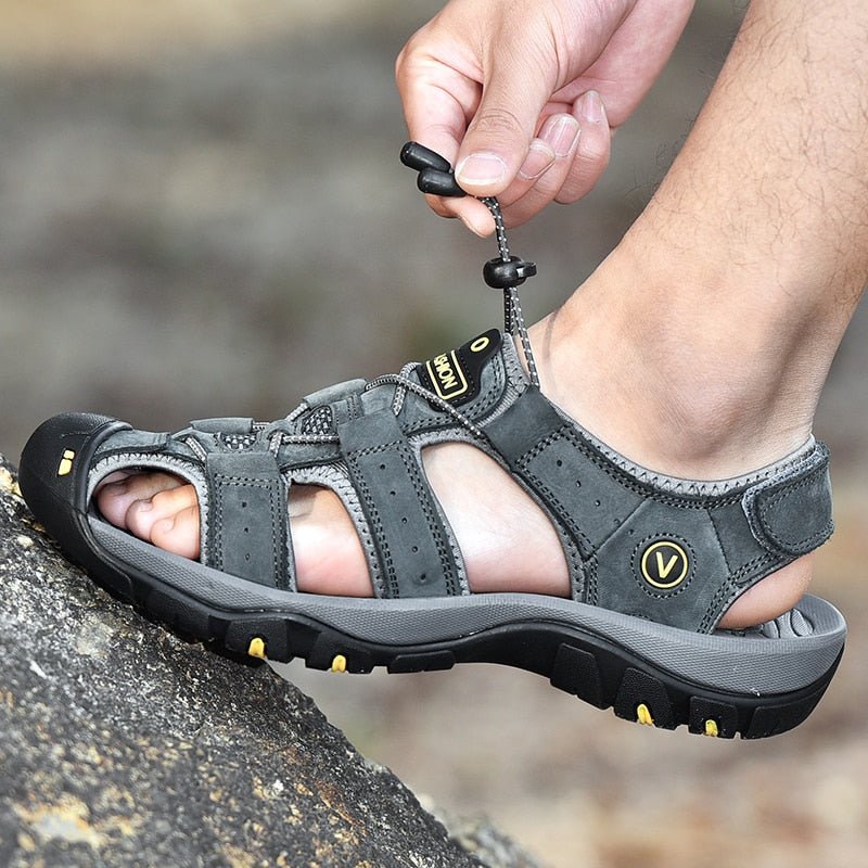 Men's High-Altitude Ortho Heel Strap Sandals - Gray