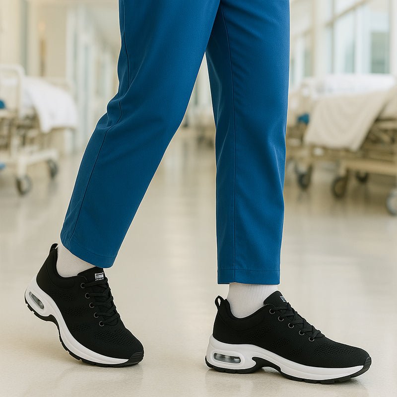 Ortho Cushion Go-Running Shoes - Black