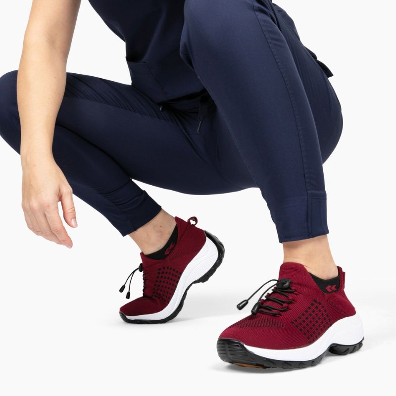 Ortho Stretch Cushion Shoes - Red