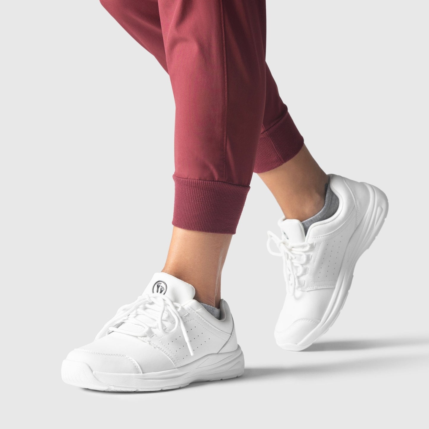 Stride Cushion Shoes - White